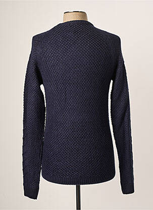 Pull stretch manches longues bleu SORBINO homme