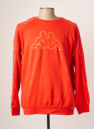 Sweat-shirt orange KAPPA pour homme