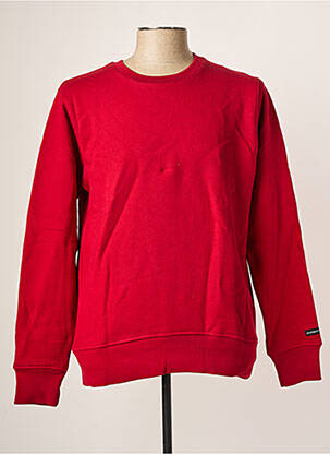 Sweat-shirt rouge DEFEND pour homme