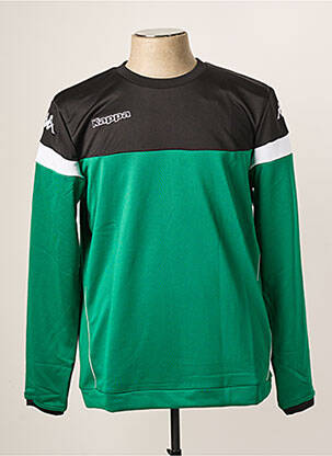 Sweat-shirt vert KAPPA pour homme