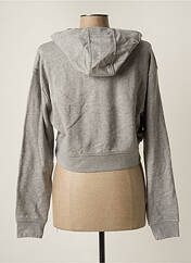 Sweat-shirt à capuche gris KAPPA pour femme seconde vue