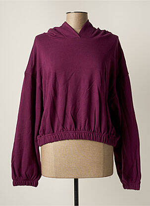 Sweat-shirt à capuche violet KAPPA pour femme