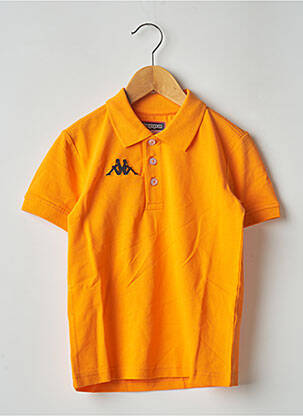 Polo orange KAPPA pour garçon