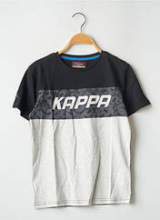 T-shirt noir KAPPA pour garçon seconde vue