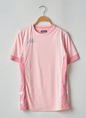 T-shirt rose KAPPA pour garçon seconde vue