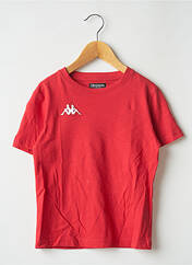 T-shirt rouge KAPPA pour garçon seconde vue