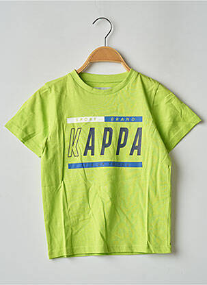 T-shirt vert KAPPA pour garçon