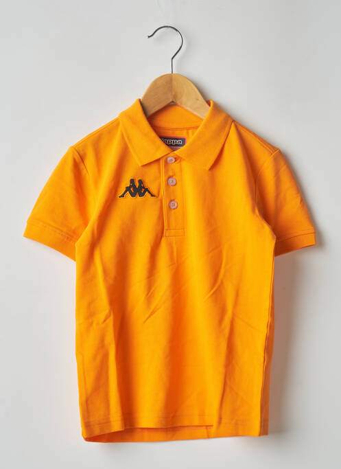 Polo orange KAPPA pour garçon