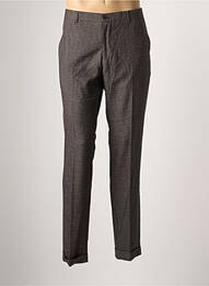 Pantalon slim fermeture zippée sous rabat boutonné taille normale gris DEVRED homme