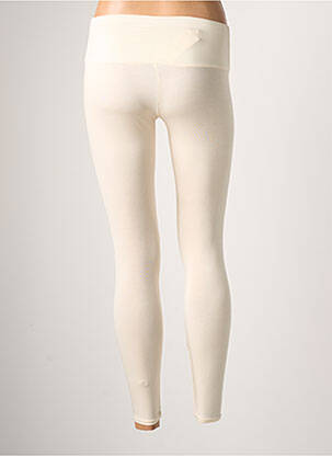 Legging tissage jersey taille normale beige ETAM femme