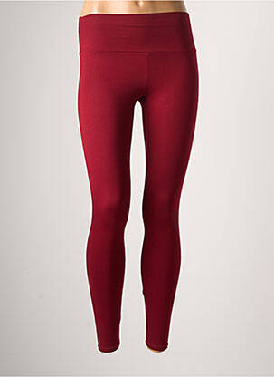 Legging tissage jersey taille normale rouge ETAM femme