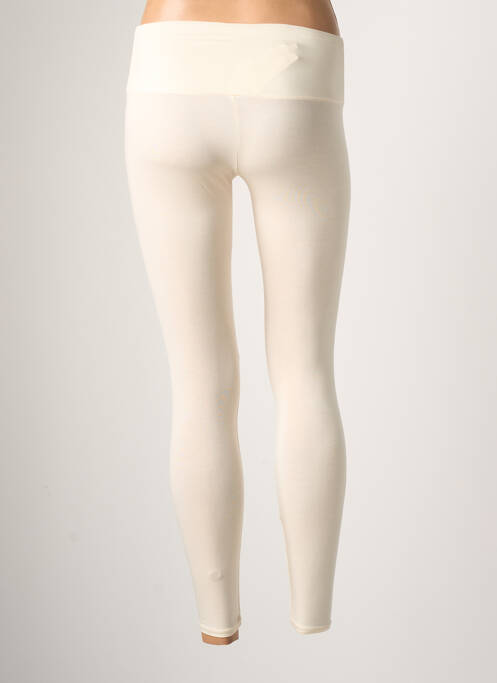Legging tissage jersey taille normale beige ETAM femme