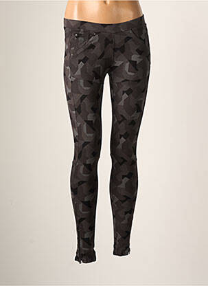 Legging zippé bas des jambes taille normale gris G STAR femme