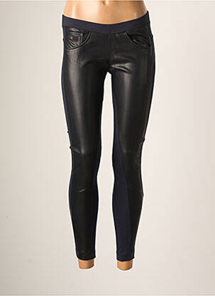 Legging tissage simili-cuir taille basse bleu G STAR femme