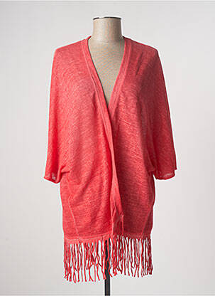 Veste kimono finition franges rouge O'NEILL femme