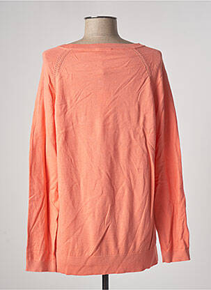 Pull coupe droite manches longues orange MONTAGUT femme