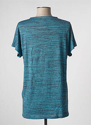 Tunique manches courtes col v bleu BLANCHEPORTE femme