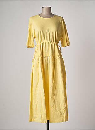 Robe longue jaune SALSA pour femme
