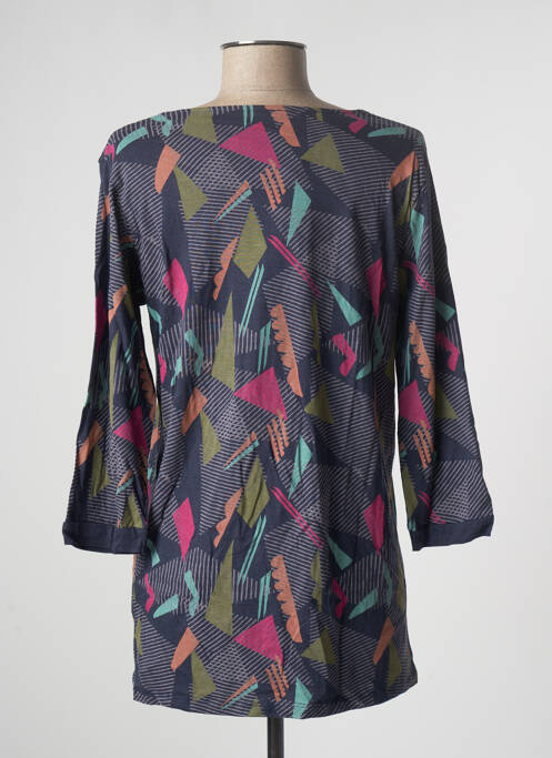 Tunique manches longues bleu BLANCHEPORTE pour femme