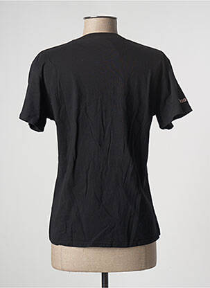 T-shirt stretch manches courtes noir LAAGAM femme