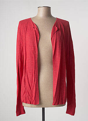 Gilet manches longues stretch rouge POLES femme