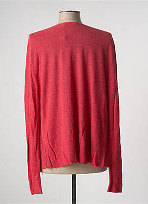 Gilet manches longues stretch rouge POLES femme