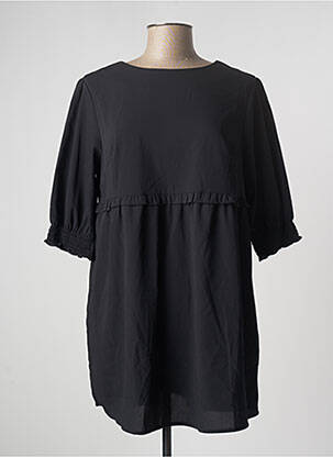 Robe mi-longue noir BLANCHEPORTE pour femme