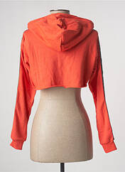 Sweat-shirt à capuche orange UNDIZ pour femme seconde vue