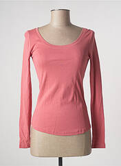 T-shirt rose CAMAIEU pour femme seconde vue