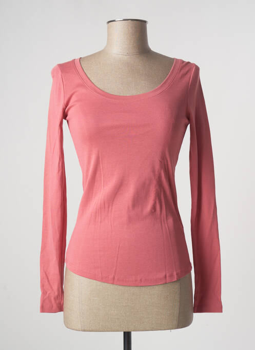 T-shirt rose CAMAIEU pour femme