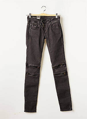 Jeans skinny stretch taille basse gris G STAR femme