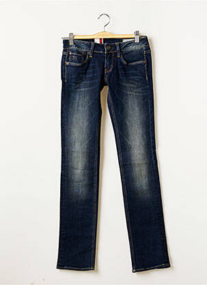 Jeans coupe slim stretch taille basse bleu G STAR femme