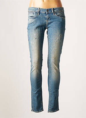 Jeans skinny stretch taille basse bleu G STAR femme