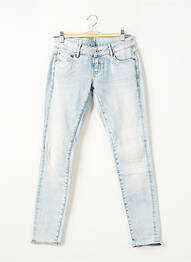 Jeans coupe slim slim taille basse bleu G STAR femme