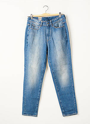Jeans coupe droite stretch taille normale bleu G STAR femme