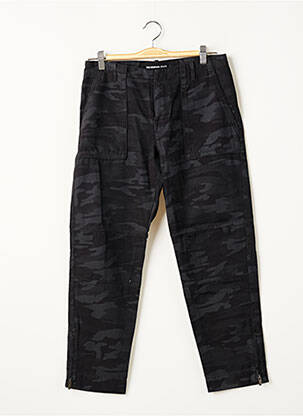 Pantalon 7/8 tissage popeline taille normale gris THE KOOPLES femme