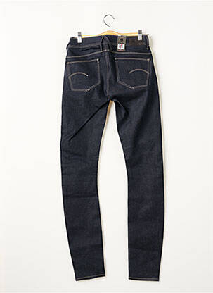 Jeans skinny tissage brut taille haute bleu G STAR femme