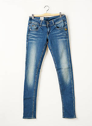 Jeans coupe slim slim taille basse bleu G STAR femme