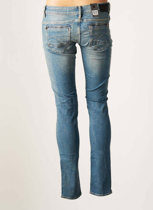 Jeans skinny stretch taille basse bleu G STAR femme