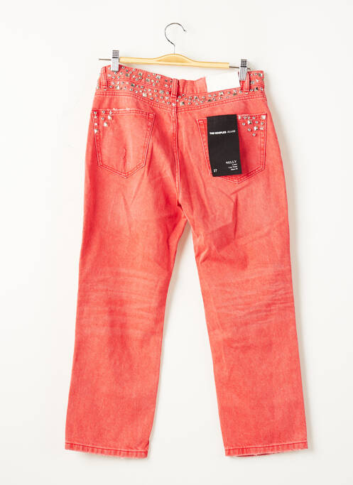 Jeans coupe droite rouge THE KOOPLES pour femme