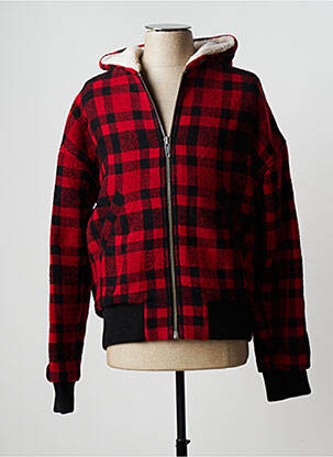 Blouson finition bords-côtes rouge THE KOOPLES (SPORT) homme