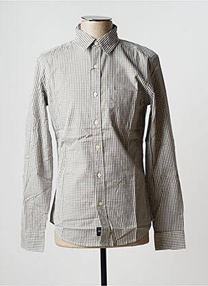 Chemise manches longues manches longues vert DOCKERS homme
