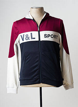 Veste casual rouge VICTORIO & LUCCHINO pour homme