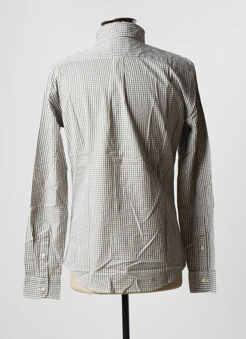 Chemise manches longues poches poitrine vert DOCKERS homme