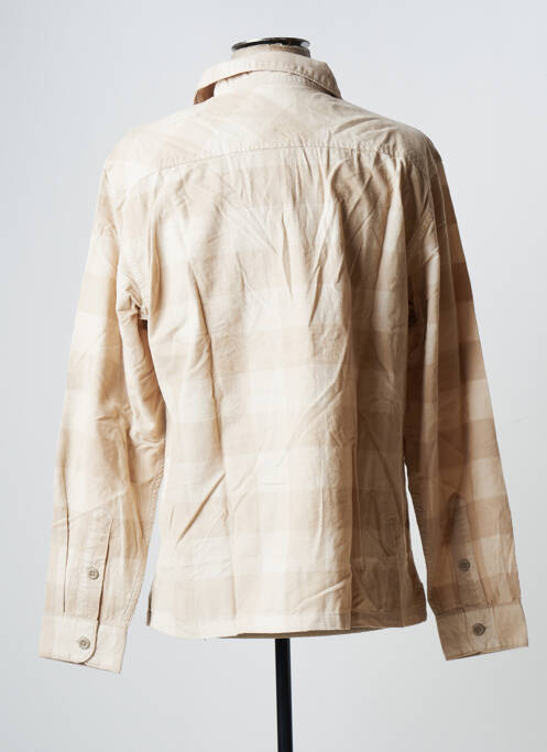 Polo manches longues manches longues beige DOCKERS homme