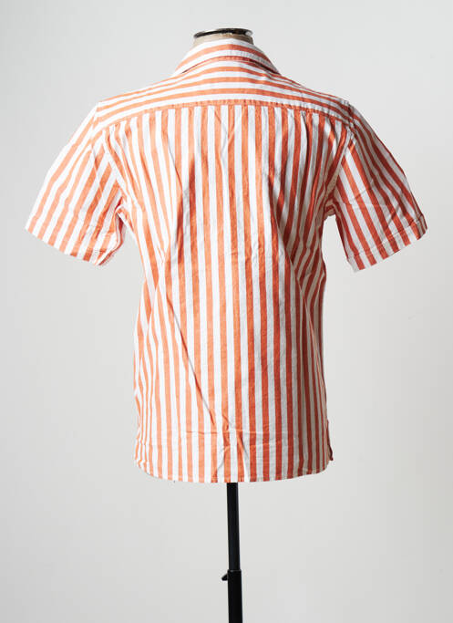 Chemise manches courtes orange DOCKERS pour homme