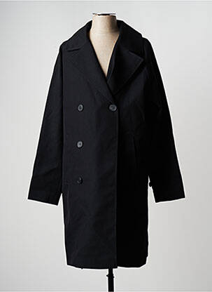 Manteau long poches sans capuche noir THE KOOPLES homme