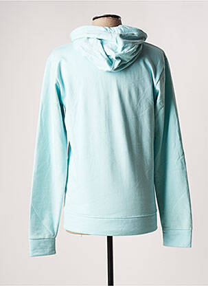 Sweat-shirt à capuche finition bords-côtes manches longues bleu CHAMPION homme