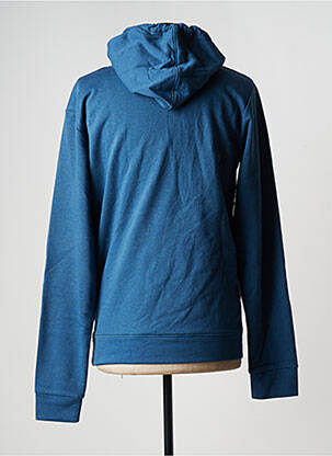 Sweat-shirt à capuche finition bords-côtes manches longues bleu CHAMPION homme