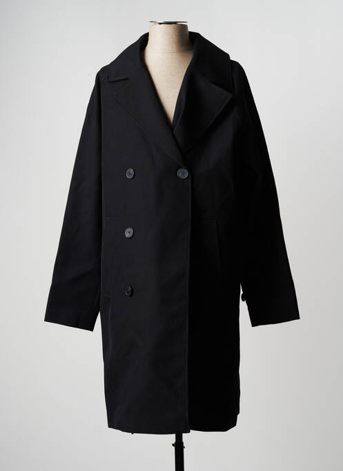 Manteau long poches sans capuche noir THE KOOPLES homme